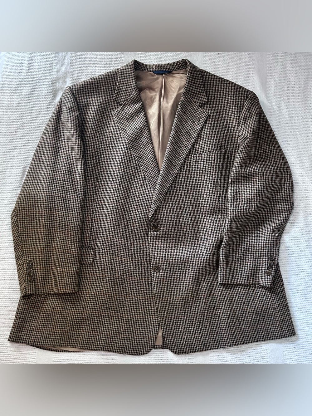 Burberry London Houndstooth Wool Sportcoat 56LPR Men’s Blazer